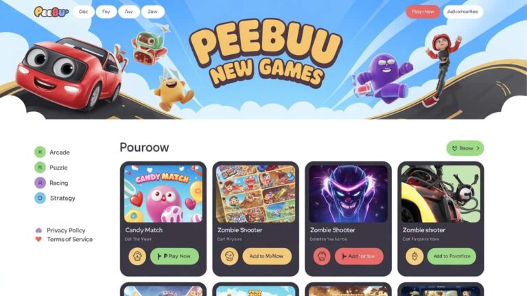 PeeBuu New Games