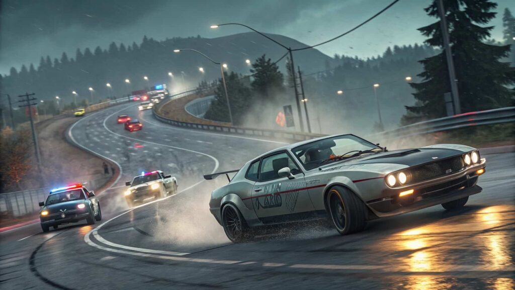 Police Chase Drifter