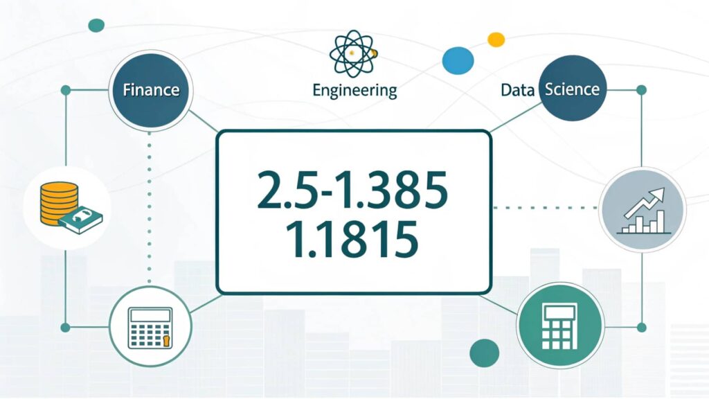 What Does 2.5-1.3185 Mean